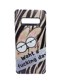 Husa Samsung S10 Plus silicon model print, antisoc, protectie camere si butoane