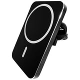 Incarcator Auto Wireless magsafe, 15W, dedicat Iphone 12, 13, 14, 15, fixare pe grila aerisire Negru
