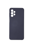 Husa Samsung A13  silicon , protectie butoane, interior material textil Negru