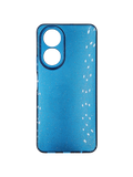 Husa Honor X7 silicon gel model cu sclipici , protectie camere si butoane Albastru