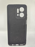 Husa Honor X7a silicon moale , protectie camere si butoane, interior material textil Negru