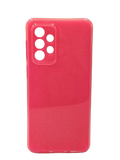 Husa Samsung A33  silicon gel model cu sclipici , protectie camere Roz