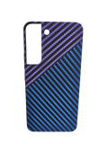 Husa Samsung S22 tip kevlar, slim case, protectie butoane, textura carbon Mov
