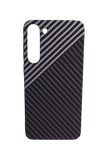 Husa Samsung S23 Plus  tip kevlar Slim Case, protectie camere, aspect carbon Negru