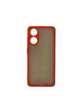 Husa Oppo A78 silicon, spate matuit antizgarieturi, protectie camere si butoane Rosu