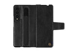 Husa Samsung Z Fold 4 premium Nillkin Aoge din piele ecologica Negru