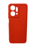 Husa Honor X7a silicon moale , protectie camere si butoane, interior material textil Rosu