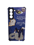 Husa Samsung S21 FE antisoc din silicon, protectie camere si butoane Albastru