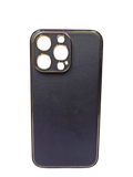 Husa Iphone 13 Pro  Luxury piele ecologica, antisoc, Negru