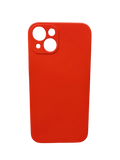 Husa Iphone 13 silicon , protectie butoane ,interior material textil Rosu