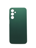 Husa Samsung A25 silicon , protectie butoane, interior material textil Verde