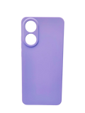 Husa Oppo A78 silicon moale, protectie camere si butoane, interior material textil Lila