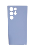 Husa Samsung S22 Ultra silicon moale, protectie camere, interior material textil Lila