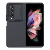 Husa Samsung Z Fold 5 premium Nillkin CamShield Silky, protectie 360 Negru