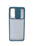 Husa Samsung S20 silicon, protectie camera glisabila, spate matuit anti zgarieturi Verde