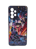 Husa Samsung A53  silicon, model 3d , protectie camere si butoane Negru