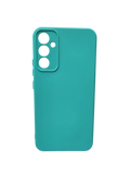 Husa Samsung A34 silicon moale , protectie butoane, interior material textil Turcoaz