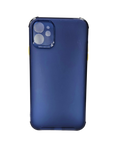 Husa Iphone 11 antisoc , silicon , spate matuit, protectie camere si butoane Albastru