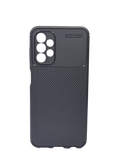 Husa Samsung A13  silicon, protectie camere si butoane,textura carbon Negru