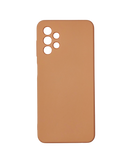 Husa Samsung A13  silicon , protectie butoane, interior material textil Roz