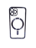 Husa Iphone 11 Pro din silicon moale, MagSafe, Protectie Camere Negru