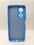Husa Honor X7 silicon moale , protectie camere si butoane, interior material textil Albastru