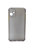 Husa Iphone 11 antisoc , silicon , spate matuit, protectie camere si butoane  Gri