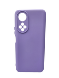 Husa Honor X7 silicon moale , protectie camere si butoane, interior material textil Mov
