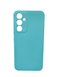 Husa Samsung A54 silicon moale , protectie butoane, interior material textil Turcoaz