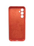 Husa Samsung A25 silicon , protectie butoane, interior material textil Rosu