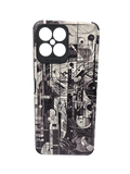 Husa Honor X8 silicon, antisoc, protectie camere si butoane model Abstract