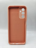 Husa Samsung A14 silicon , protectie butoane, interior material textil Roz