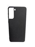 Husa Samsung S22 Plus silicon, protectie camere, interior material textil Negru