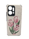Husa Honor X7a silicon, antisoc, protectie camere si butoane model Tulip