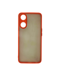Husa Oppo A78 5G silicon, spate matuit antizgarieturi, protectie camere si butoane Rosu