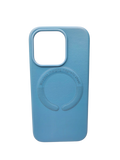 Husa Iphone 15 Pro piele ecologica, MagSafe, Interior  catifelat Bleo