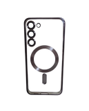 Husa Samsung S23 Plus silicon moale, MagSafe, Protectie Camere Negru