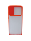 Husa Samsung S20 Plus silicon, protectie camera glisabila, spate matuit anti zgarieturi Rosu