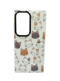 Husa Samsung S24 Ultra silicon model Cats, protectie camere si butoane