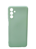 Husa Samsung A04s silicon moale, protectie camere ,interior material textil Verde Menta