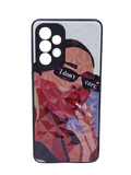 Husa Samsung A33  silicon, model 3d i don't care, protectie camere si butoane