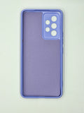Husa Samsung A53  silicon moale, protectie camere ,interior material textil Mov