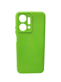 Husa Honor X7a silicon moale , protectie camere si butoane, interior material textil Verde Deschis