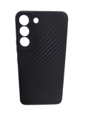 Husa Samsung S22 silicon , protectie camere si butoane textura carbon Negru