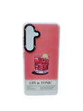 Husa Samsung S24 silicon, antisoc, model Gin Tonic, protectie camere si butoane