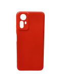 Husa Xiaomi Redmi Note 12s silicon moale, protectie camere si butoane, interior material textil Rosu