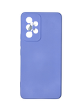 Husa Samsung A53  silicon moale, protectie camere ,interior material textil Mov