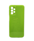 Husa Samsung A13  silicon gel model cu sclipici , protectie camere  Verde