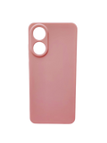 Husa Oppo A78 silicon moale, protectie camere si butoane, interior material textil Roz