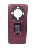 Husa Honor Magic 5 Lite silicon si plastic, suport inel rotativ, protectie camera si butoane Visiniu